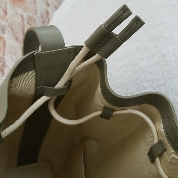 ❣HP❣ New AESTHER EKME Maxi Marin Ruched Leather Shoulder Bag - Picture 10 of 12